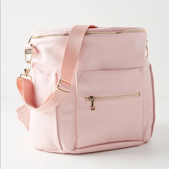 blush pink diaper bag